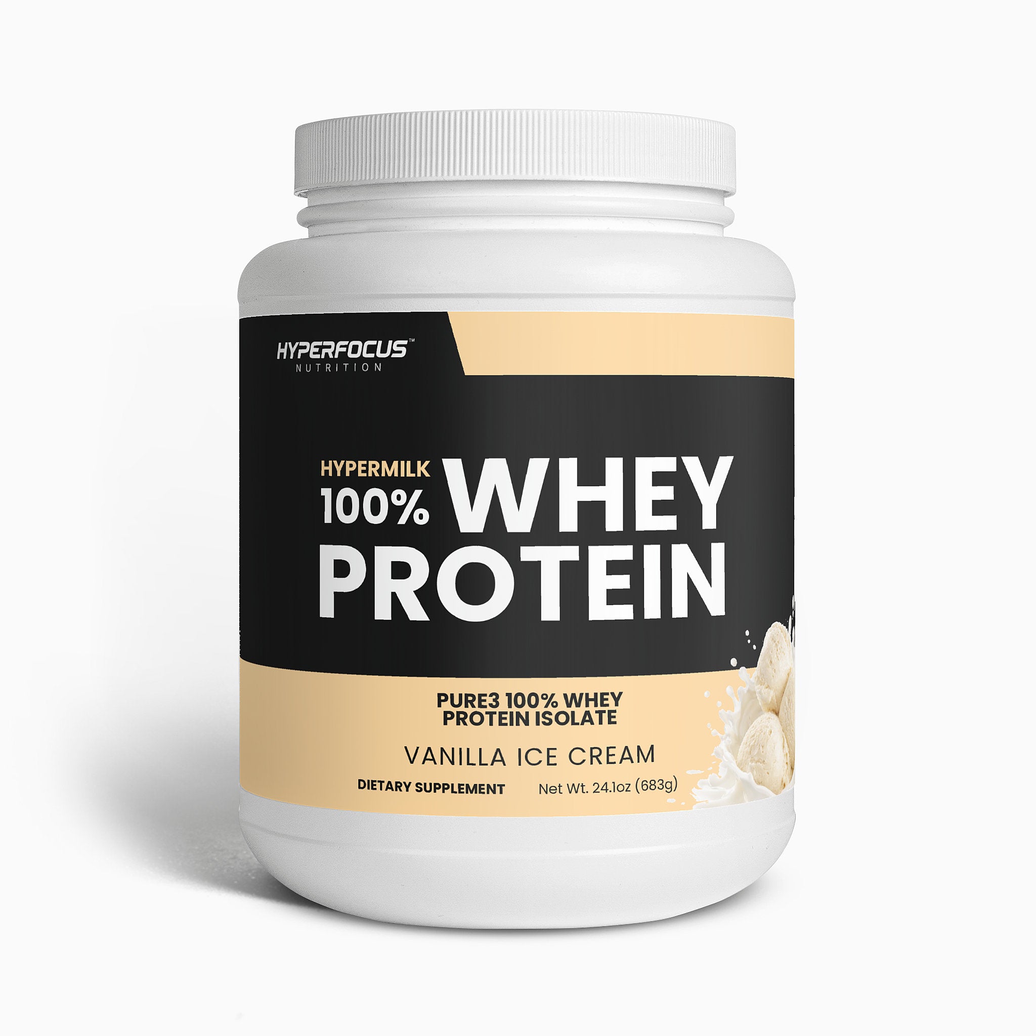 Pure3 100% Whey Protein Isolate (Vanilla)
